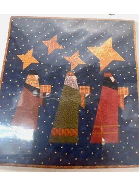 We Three Kings Quilt Pattern By Sweet Peas 22"x23.5" Stars & Gifts Design Founda